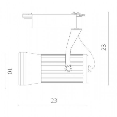 Трековый светильник Ricordo A6330PL-1BK