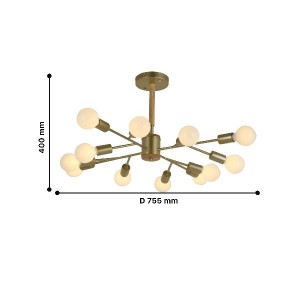 Потолочная люстра Liber 2587-12P