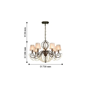 Подвесная люстра Lily 2305-7P