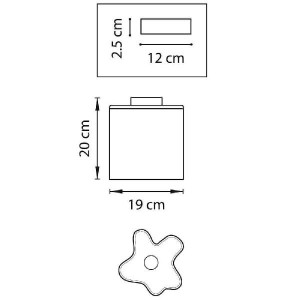 Потолочная люстра Nubi Legno 802015