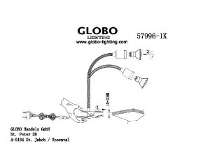 Интерьерная настольная лампа Fina 57996-1K
