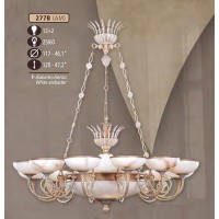 Подвесная люстра 277B 277B/12+2 AM WHITE ALABASTER