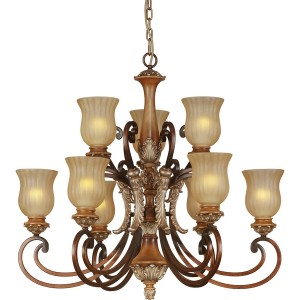 Подвесная люстра 706 706-09-52 antique silver + dark brown