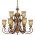 Подвесная люстра 706 706-09-52 antique silver + dark brown
