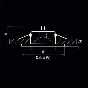 Точечный светильник Anello 002250