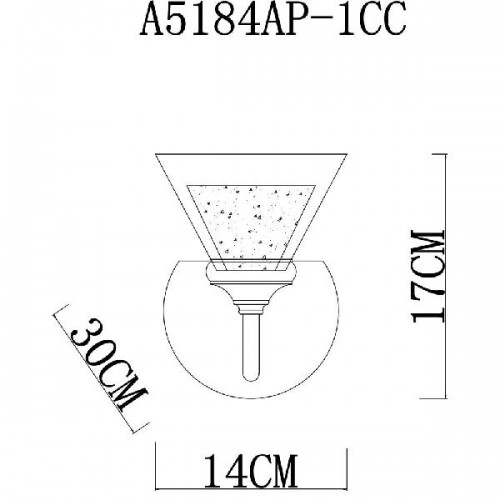 Бра Toscana A5184AP-1CC