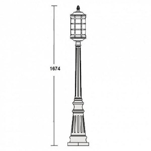 Наземный фонарь 81211 Bl