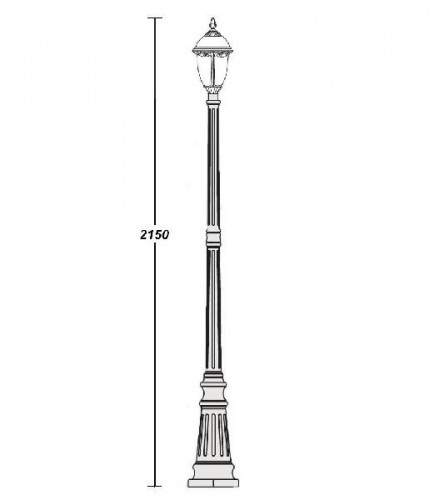 Наземный фонарь  89109S Bl