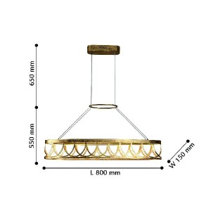 Подвесная люстра Lena 2355-5P