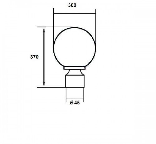 Плафон  88203L Bl
