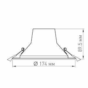 Точечный светильник LEGEND 025143