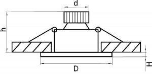 Точечный светильник ACUTO 070014