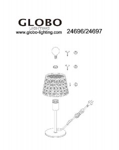 Интерьерная настольная лампа Imizu 24696