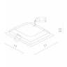 Точечный светильник Riflessione A7408PL-1WH