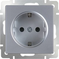 Розетка Глянцевый никель WL02-SKG-01-IP20