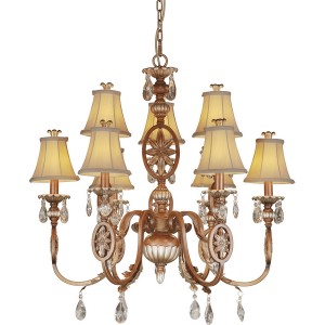 Подвесная люстра 707 707-09-52 antique silver + dark brown