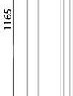 Настенно-потолочный светильник Cabinet luminaire square 687042