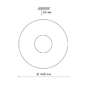 Настенно-потолочный светильник Solo 2016/D