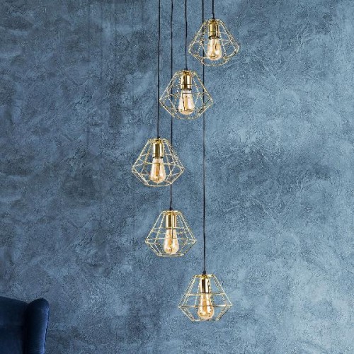 Подвесной светильник Diamond Gold 2576