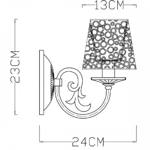 Бра Ragnatela A5468AP-1WG
