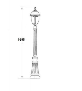 Наземный фонарь 89111L Bl