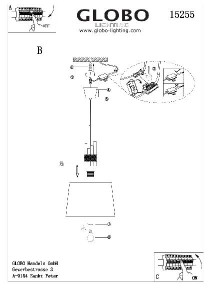 Подвесной светильник Livia 15255