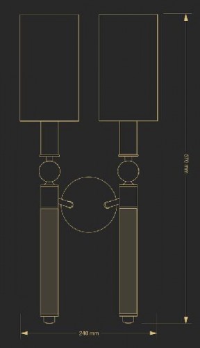 Бра Lea LEA-K-2(Z/A)