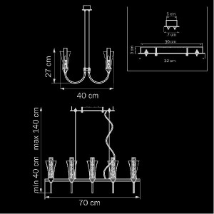 Подвесной светильник OWIO 757104
