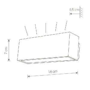 Настенный светильник уличный Unit 9122