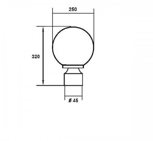 Плафон  88203S Bl