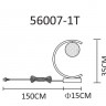 Интерьерная настольная лампа Tobias 56007-1T