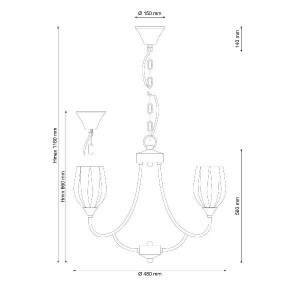 Подвесная люстра Madrid MADRID 116.5
