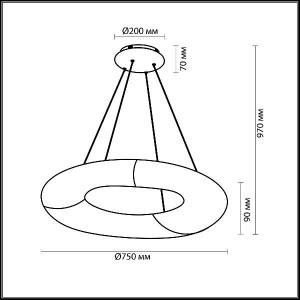Подвесной светильник Aura 4068/60L