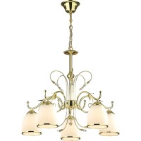 Подвесная люстра 135 135-05-32 gold + clear crystal
