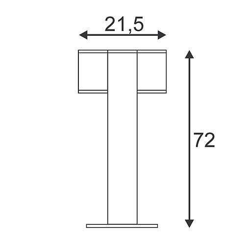 Наземный светильник Cubic pathlight 232554