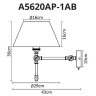 Бра Orlando A5620AP-1AB