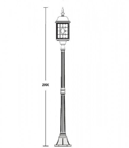 Наземный фонарь  64808L R