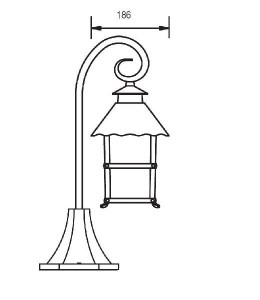 Наземный фонарь 81404/18 Gb