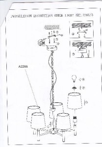 Подвесная люстра Glen 2266/5