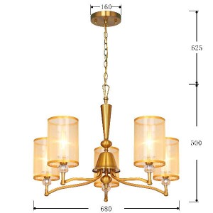 Подвесная люстра Laguna 2697-5P