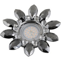 Точечный светильник Peonia DLS-P112 GU5.3 CHROME/SMOKE+CLEAR