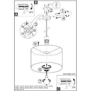 Подвесной светильник Viserbella 97643