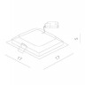 Точечный светильник Riflessione A7416PL-1WH