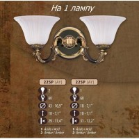 Бра 225P 225P/1 AY ACID