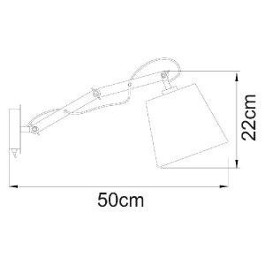 Бра Pinocchio A5700AP-1WH