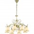 Подвесная люстра 135 135-08-32 gold + clear crystal