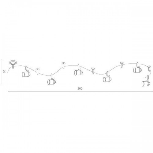 Трековая система в сборе Rails Kits A3056PL-6BK