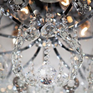 Потолочная люстра Crystal 10081/6 хром/прозрачный хрусталь Strotskis