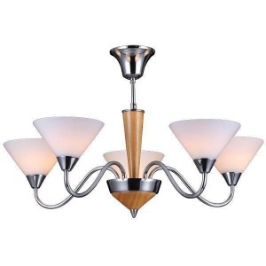 Потолочная люстра Evora EVORA 11400/5C CHROME, OAK