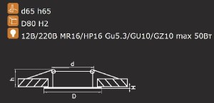 Точечный светильник Lega 16 011025